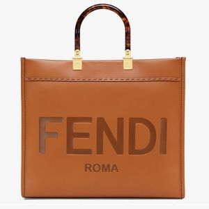 Fendi Sunshine Medium Brown Shopper